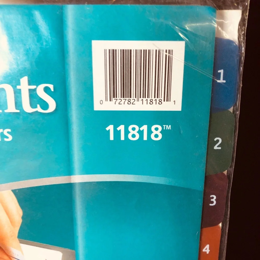 Avery Translucent Table of Contents Dividers - Multicolor